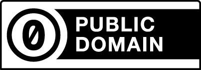 CC 0: This license lets you copy, modify, distribute and perform the work, even for commercial purposes, all without asking permission. The person who associated this work with this deed has dedicated the work to the public domain.